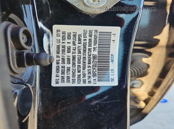 19XFC1F33LE215957 2020 HONDA CIVIC Black Вид підкапотного простору