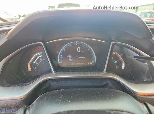 19XFC1F33LE215957 2020 HONDA CIVIC Black Вид щитка приладів