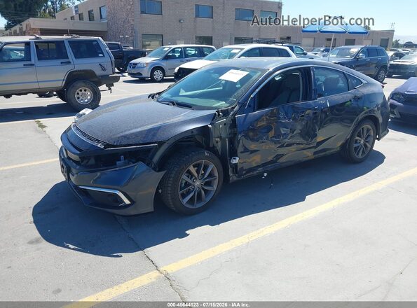 19XFC1F33ME205091 2021 HONDA CIVIC Black წინა მარცხენა ხედი სამი მეოთხედიდან