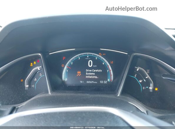 19XFC1F33ME205091 2021 HONDA CIVIC Black უკანა სავარძლების ხედი