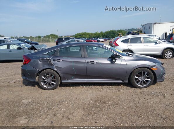 19XFC1F33ME208069 2021 HONDA CIVIC Gray Vista interior trasera