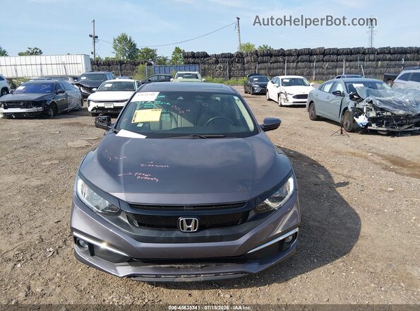19XFC1F33ME208069 2021 HONDA CIVIC Gray Vista del cuadro de instrumentos