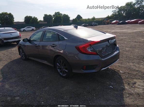 19XFC1F33ME208069 2021 HONDA CIVIC Gray Trasero izquierdo