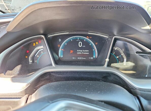 19XFC1F33ME209450 2021 HONDA CIVIC Black Սարքավորումների վահանակի տեսք