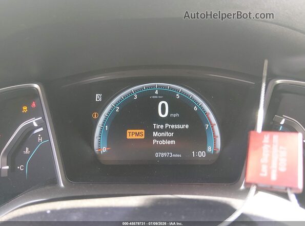 19XFC1F34GE003977 2016 HONDA CIVIC White Widok tylnych siedzeń