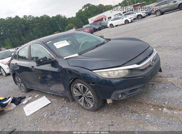 19XFC1F34GE020066 2016 HONDA CIVIC Black უკანა სალონის ხედი