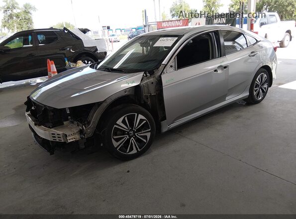 19XFC1F34GE027468 2016 HONDA CIVIC Silver Vista tres cuartos delantera izquierda
