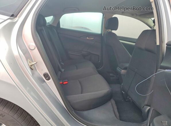 19XFC1F34GE033285 2016 HONDA CIVIC Silver Rear seats view