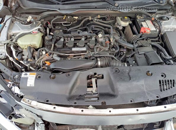 19XFC1F34GE033285 2016 HONDA CIVIC Silver Rear interior view