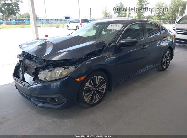 19XFC1F34HE000515 2017 HONDA CIVIC Blue Vista tres cuartos delantera izquierda