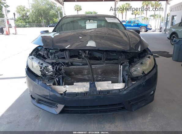 19XFC1F34HE000515 2017 HONDA CIVIC Blue Vista del cuadro de instrumentos