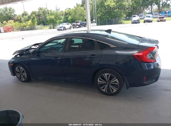 19XFC1F34HE000515 2017 HONDA CIVIC Blue Vista interior de 360 grados