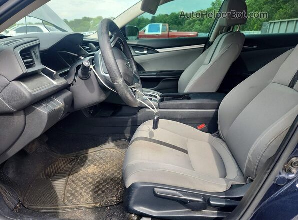 19XFC1F34HE006864 2017 HONDA CIVIC Gray Widok wnętrza z przodu