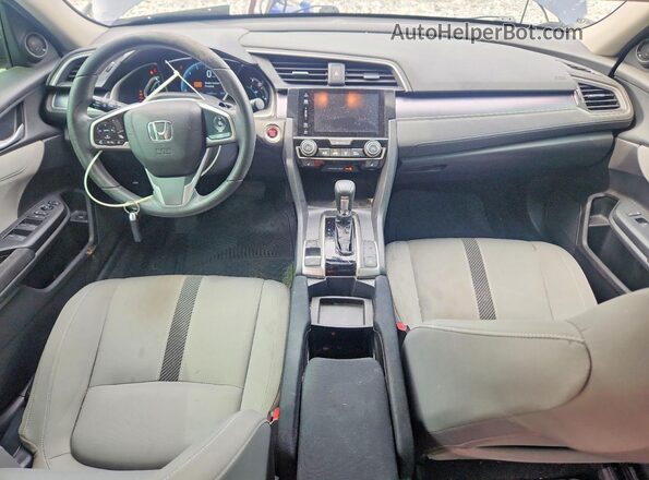 19XFC1F34HE006864 2017 HONDA CIVIC Gray Widok deski rozdzielczej