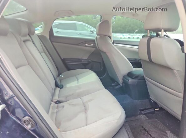 19XFC1F34HE006864 2017 HONDA CIVIC Gray Widok tylnych siedzeń
