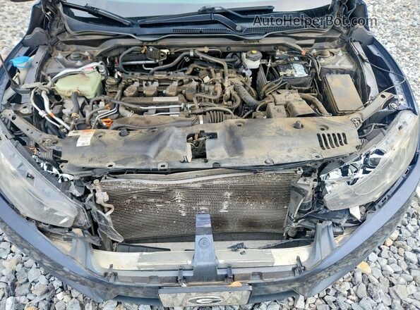 19XFC1F34HE006864 2017 HONDA CIVIC Gray Widok wnętrza z tyłu