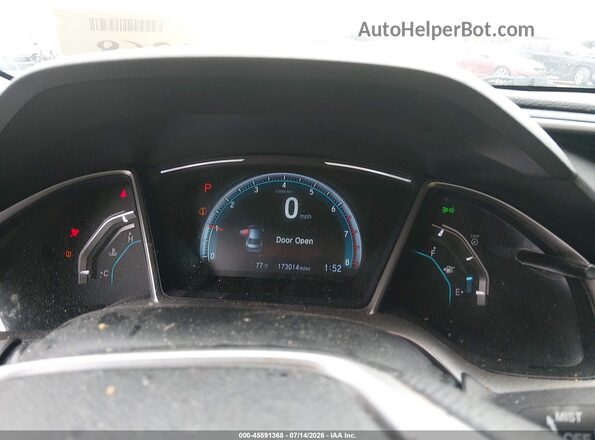 19XFC1F34HE012180 2017 HONDA CIVIC Silver Вид задніх сидінь