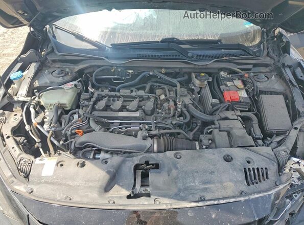 19XFC1F34KE003485 2019 HONDA CIVIC Black უკანა სალონის ხედი