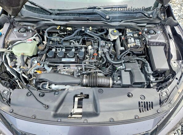 19XFC1F34KE017077 2019 HONDA CIVIC Gray Вид задньої частини салону