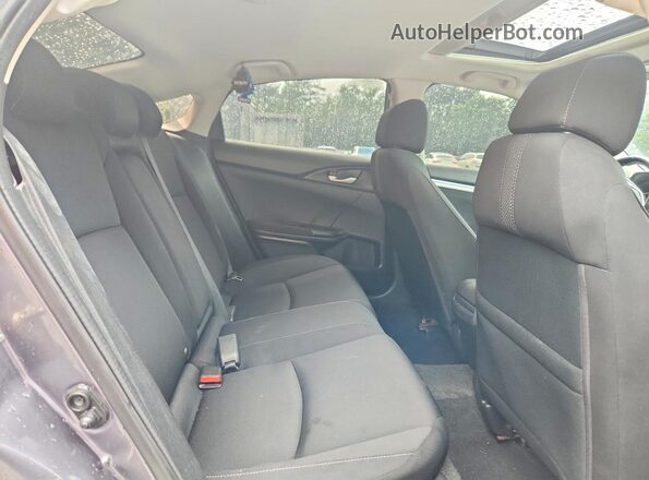 19XFC1F34KE017077 2019 HONDA CIVIC Gray Вид задніх сидінь