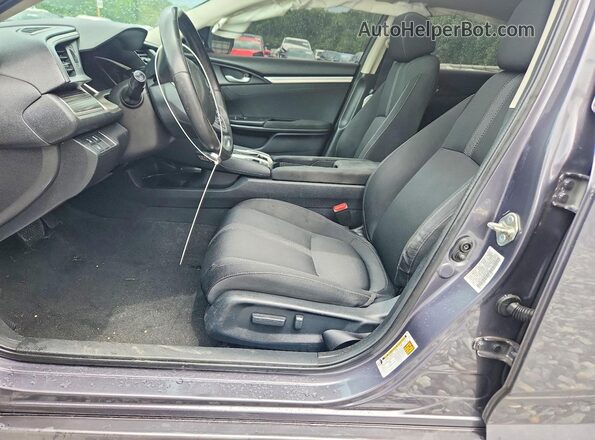 19XFC1F34KE017077 2019 HONDA CIVIC Gray Вид салону спереду