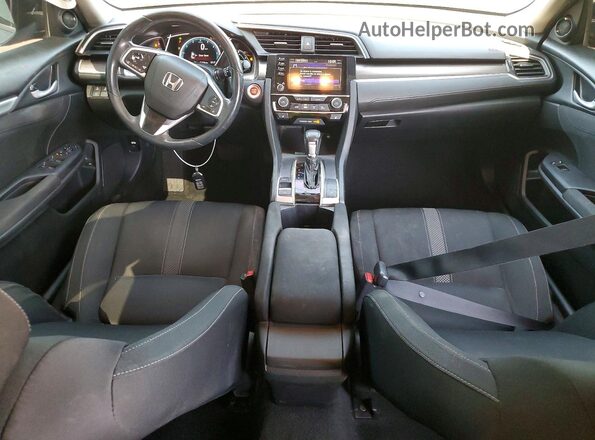 19XFC1F34KE206554 2019 HONDA CIVIC Черный Вид панели приборов