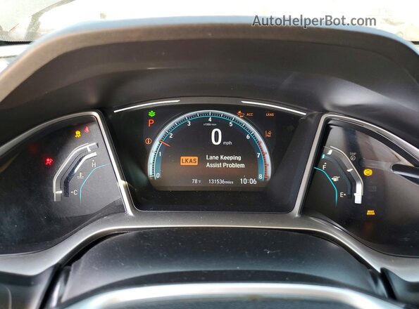 19XFC1F34KE206554 2019 HONDA CIVIC Черный Вид щитка приборов