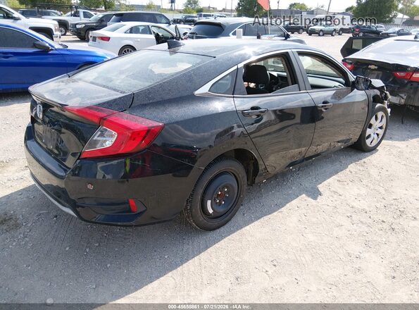 19XFC1F34ME004557 2021 HONDA CIVIC Черный Задняя правая четверть