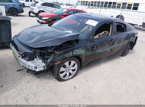 19XFC1F34ME004557 2021 HONDA CIVIC Черный Передняя левая четверть
