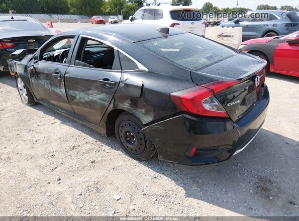 19XFC1F34ME004557 2021 HONDA CIVIC Черный Задняя левая четверть