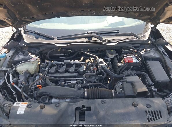 19XFC1F34ME008415 2021 HONDA CIVIC Black Вид ззаду