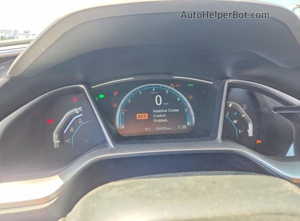 19XFC1F34ME009273 2021 HONDA CIVIC Черный Вид щитка приборов