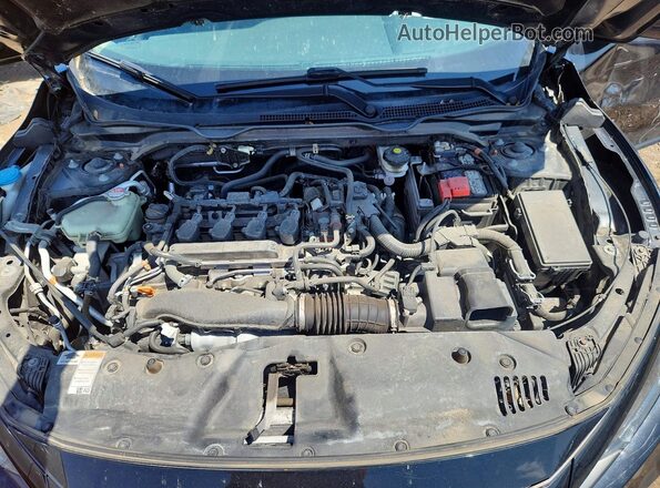 19XFC1F34ME009273 2021 HONDA CIVIC Черный Вид задней части салона