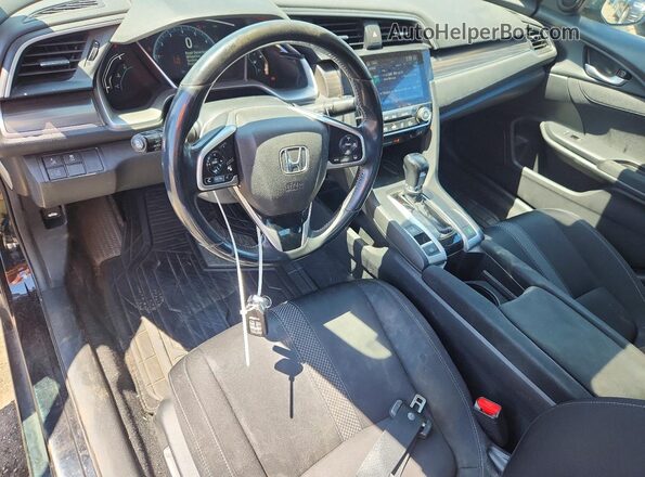19XFC1F34ME009273 2021 HONDA CIVIC Черный Вид панели приборов