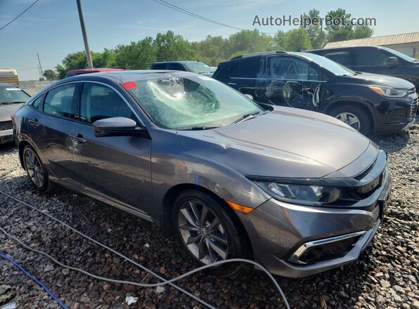 19XFC1F34ME011587 2021 HONDA CIVIC Silver Przód prawy