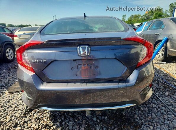 19XFC1F34ME011587 2021 HONDA CIVIC Silver Widok z tyłu