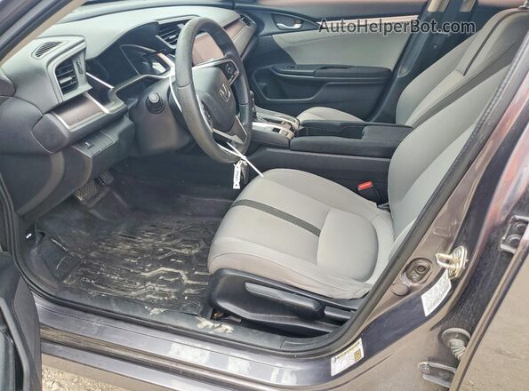 19XFC1F35GE012106 2016 HONDA CIVIC Silver Widok wnętrza z przodu