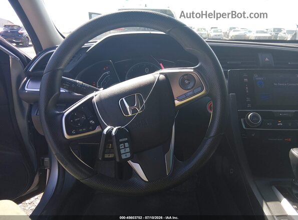 19XFC1F35GE025258 2016 HONDA CIVIC Silver Вид панелі приладів