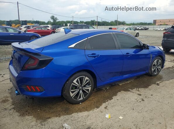 19XFC1F35JE201006 2018 HONDA CIVIC Синий Задняя правая четверть