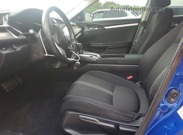 19XFC1F35JE201006 2018 HONDA CIVIC Синий Вид салона спереди