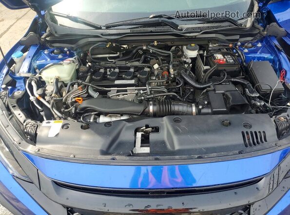 19XFC1F35JE201006 2018 HONDA CIVIC Синий Вид задней части салона
