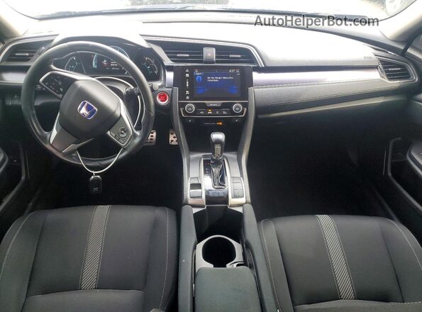 19XFC1F35JE201006 2018 HONDA CIVIC Синий Вид панели приборов