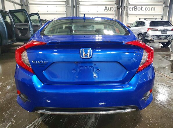 19XFC1F35KE005584 2019 HONDA CIVIC Blue უკანა ხედი