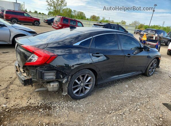 19XFC1F35KE018304 2019 HONDA CIVIC Black Հետևի աջ