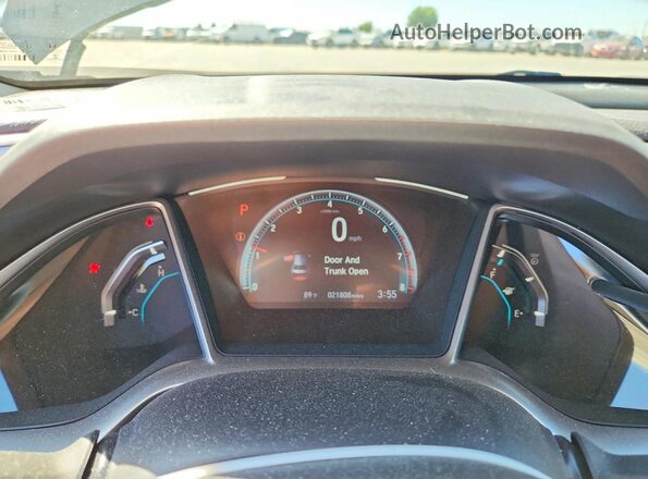 19XFC1F35KE212914 2019 HONDA CIVIC Black Vista del cuadro de instrumentos