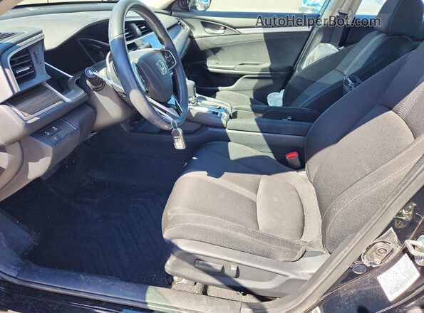 19XFC1F35KE212914 2019 HONDA CIVIC Black Vista interior delantera