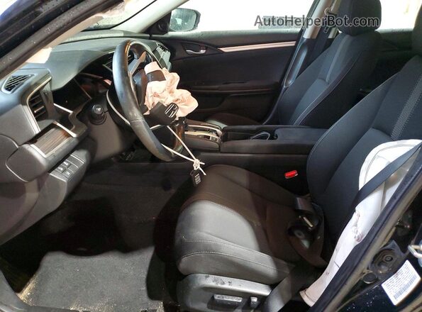 19XFC1F35KE213321 2019 HONDA CIVIC Black Front interior view