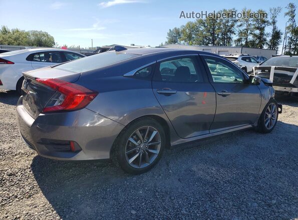 19XFC1F35LE212929 2020 HONDA CIVIC Gray უკანა მარჯვენა