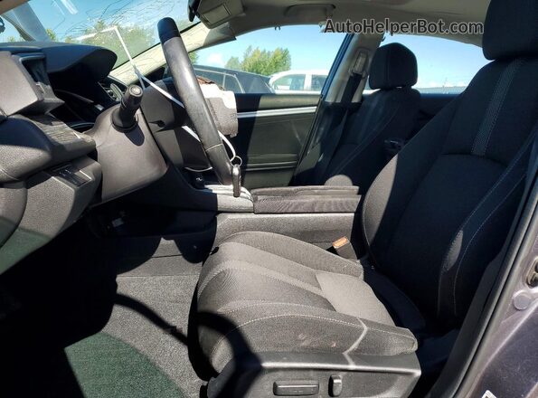 19XFC1F35LE212929 2020 HONDA CIVIC Gray წინა სალონის ხედი
