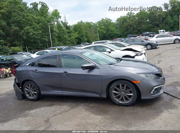 19XFC1F35LE213689 2020 HONDA CIVIC Gray უკანა სალონის ხედი